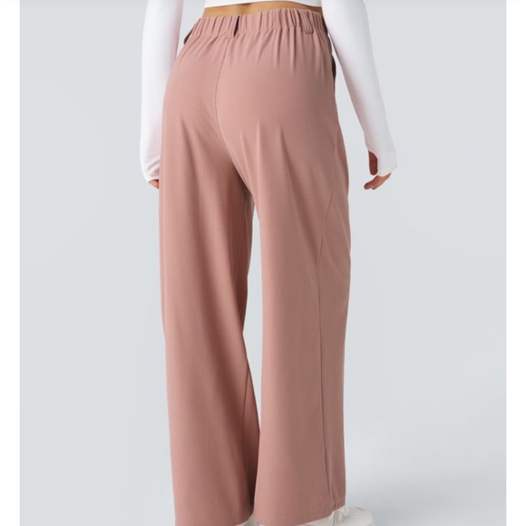 EUC Women’s Flex High Waisted Work Pant in Tan Rose size Large - Picture 3 of 12